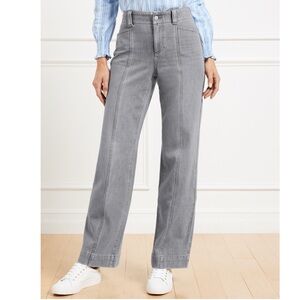 Talbots Classic Jean Trousers In Sterling Gray Women’s Size 6P